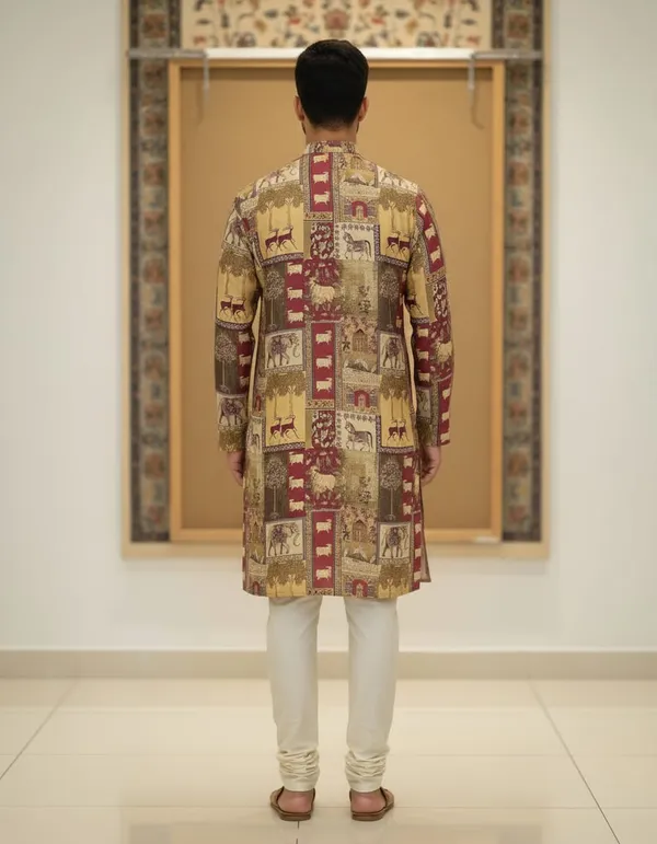 Multicolor_Printed_Relaxed_Fit_Long_Jacket_For_Men