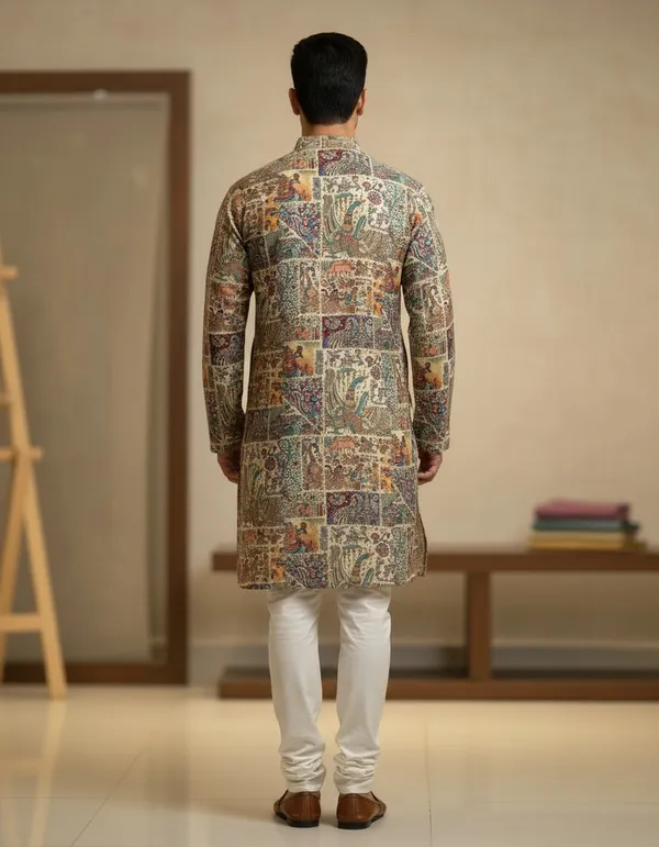 Multicolor_Printed_Relaxed_Fit_Long_Jacket_For_Men