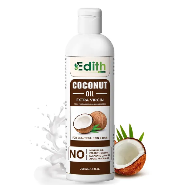 Edith_Naturals__Cold_Pressed_Coconut_Oil__For_Hair_Skin__For_Baby_Massage__200_Ml_-_Pack_Of_2