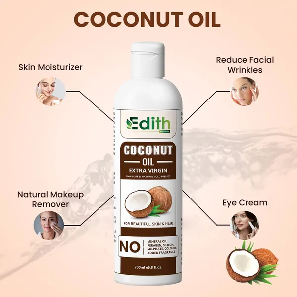 Edith_Naturals__Cold_Pressed_Coconut_Oil__For_Hair_Skin__For_Baby_Massage__200_Ml_-_Pack_Of_2