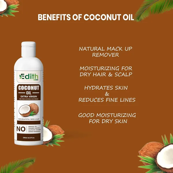 Edith_Naturals__Cold_Pressed_Coconut_Oil__For_Hair_Skin__For_Baby_Massage__200_Ml_-_Pack_Of_2