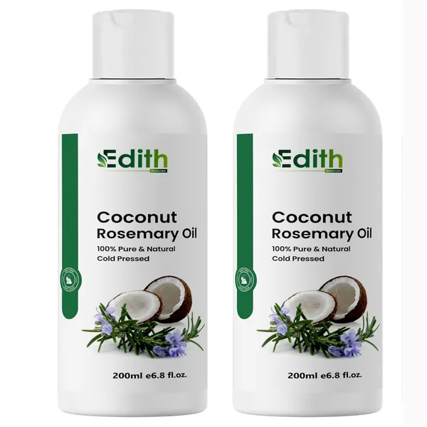 Pure_Coconut_Rosemary_Hair_Oil-Rosemary_Essential_Oil_And_Virgin_Pure_Coconut_Oil_Mix_In_One_For_Hair_Fall_Control_200_ml_pack_of_2