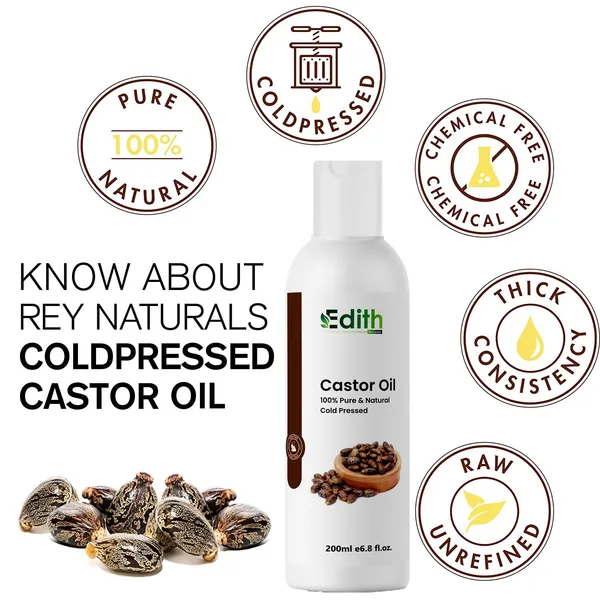 Edith_Naturals_Combo_Of_Castor_Oil_Sweet_Almond_Oil_For_Hair_Skin_Cold_Pressed_400_Ml_Pack_Of_2_200_Ml_Each