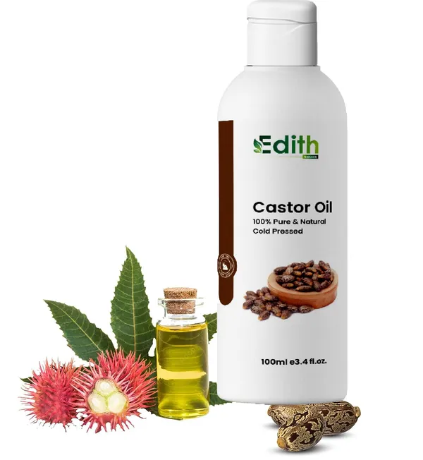 Edith_Natural_Cold_Pressed_Castor_Oil_100Ml__For_Hair_Skin_Care_Nails_Eyebrows_And_Eyelash_Care_Mascara_Tube_-_Pack_Of_2