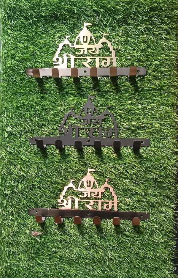 Edith_Jai_Shri_Ram_Key_Stand_Hanger_With_6_Hooks_Stainless_Steel_Key_Holder_6_Hooks_Steel_Gold_Color_Black