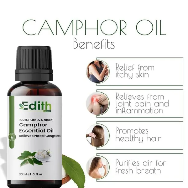 Edith_Camphor_Essential_Oil_For_Skin_Hair_Care_30Ml_-_Pack_Of_2