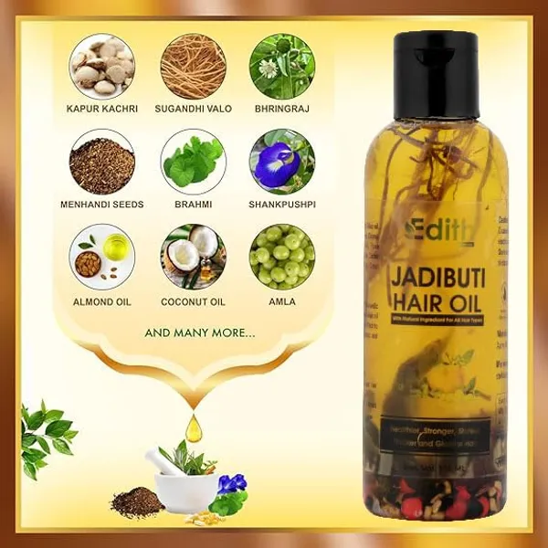 Edith_Jadibuti_Hair_Oil_100_Ml_Black_Seed_Herbal_Shampoo_200_Ml_Hair_Fall_Control_Combo_Hair_Care_Kit_For_Women_Men_Sulphate_Free_Paraben_Free_With_Botanical_Extracts