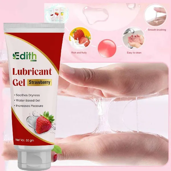 Edith_Naturals_Strawberry_Lubricant_Gel_For_Men_Women_50_Ml_Water_Based_Lube_Compatible_With_Condoms_Toys_Silicon_Free_Formula_Long_Lasting_Pleasure_50_Gm_-_Pack_Of_2
