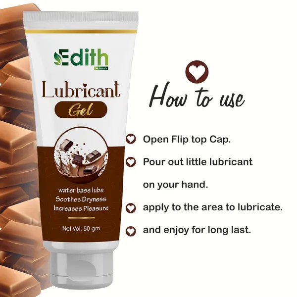 Edith_Water_Based_Lube_Chocolate_Flavoured_50g_Pack_Of_2