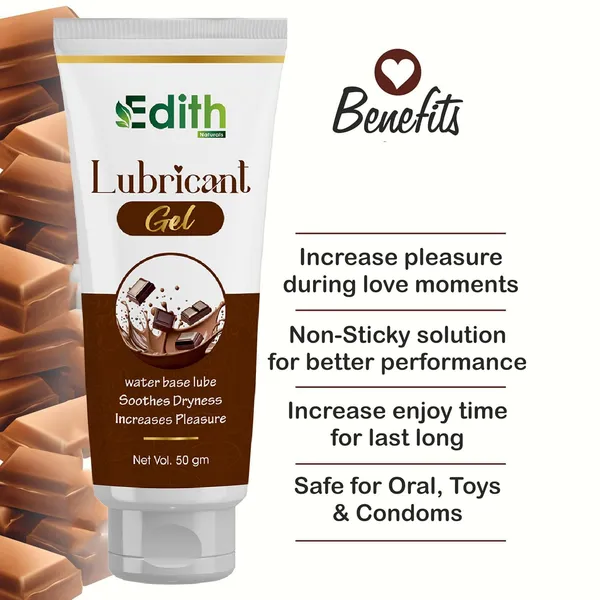 Edith_Water_Based_Lube_Chocolate_Flavoured_50g_Pack_Of_2