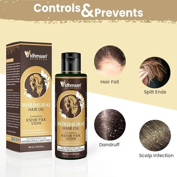 Vidhmaani_Ayurveda_Bhringraj_Hair_Oil_Reduces_Hair_Fall_And_Grows_New_Hair_100_Ayurvedic_Oil_100Ml_-_Pack_Of_2