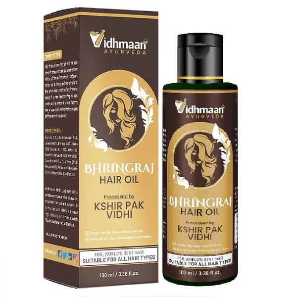 Vidhmaani_Ayurveda_Bhringraj_Hair_Oil_Reduces_Hair_Fall_And_Grows_New_Hair_100_Ayurvedic_Oil_100Ml_-_Pack_Of_2