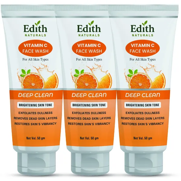 Edith_Naturals_Vitamin_C_Face_Wash_Deep_Clean_Brightening_Skin_Tone_For_All_Skin_Types_Exfoliates_Dullness_Removes_Dead_Skin_Layers_50_Gm_-_Pack_Of_3