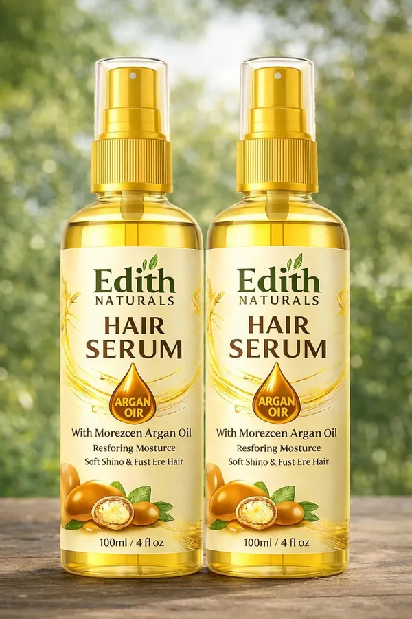 Edith_Naturals_Hair_Serum_With_Moroccan_Argan_Oil_Restoring_Moisture_Soft_Shiny_Hair_100ml_Pack_2