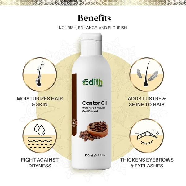 Edith_Castor_Oil__Cold_Pressed_For_Skin_Nails_Eyelashes_And_Eyebrows_100Ml_-_Pack_Of_1