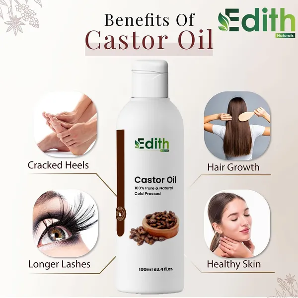 Edith_Castor_Oil__Cold_Pressed_For_Skin_Nails_Eyelashes_And_Eyebrows_100Ml_-_Pack_Of_1