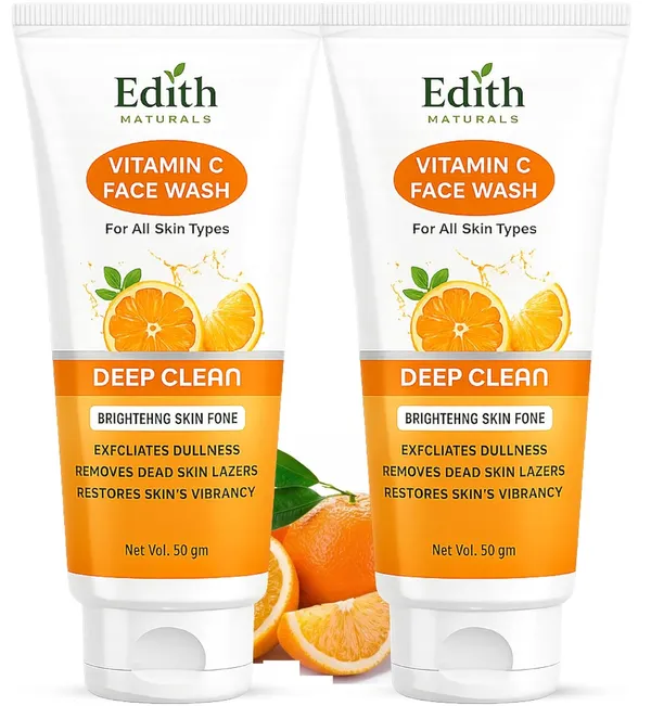 Edith_Naturals_Vitamin_C_Face_Wash_Deep_Clean_Brightening_For_All_Skin_Types_50Gm_-_Pack_Of_2