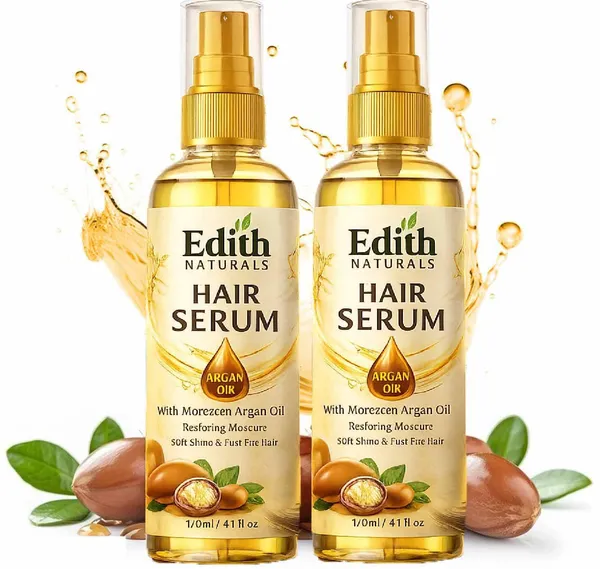 Edith_Naturals_Hair_Serum_With_Moroccan_Argan_Oil_For_Dry_Frizzy_Hair_For_Women_Enhance_Shine_And_Smoothness_Anti_Frizz_With_Vitamin_E_120_Ml_Pack_Of_2