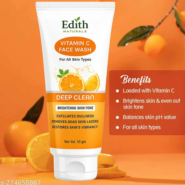 Edith_Naturals_Vitamin_C_Face_Wash_Deep_Clean_Brightening_Skin_Tone_For_All_Skin_Types_Exfoliates_Dullness_Removes_Dead_Skin_Layers_50_Gm_-_Pack_Of_3