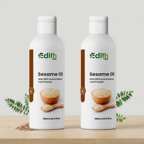 Edith_Natural_sesame_Hair_Oil_100_Ml_-_Pack_Of_2