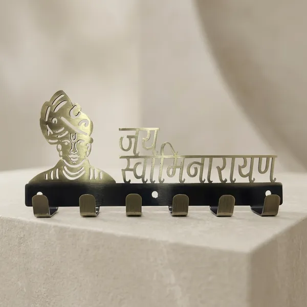Edith_Stainless_Steel_Key_Holder_Home_Decor_Wall_Decor_6_Hooks_Pack_Of_1_Antique_Brass_Swaminarayan_Antique
