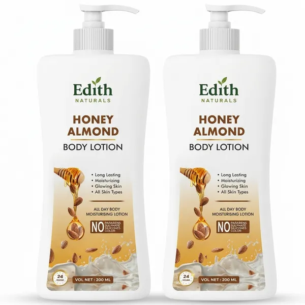 Edith_Naturals_Honey_Almond_Body_Lotion_Long_Lasting_Moisturizing_All_Skin_Types_Pack_Of_2_200_Ml_Each_-_Pack_Of_2