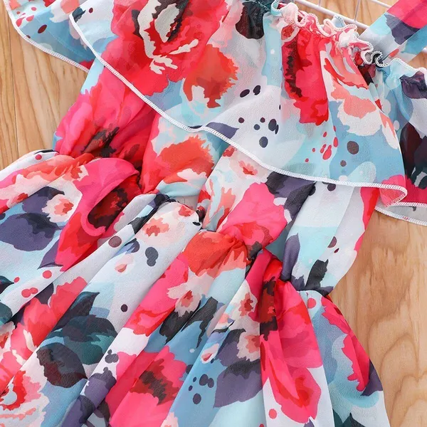Multi_Georgette_Kids_Dress_For_Girls