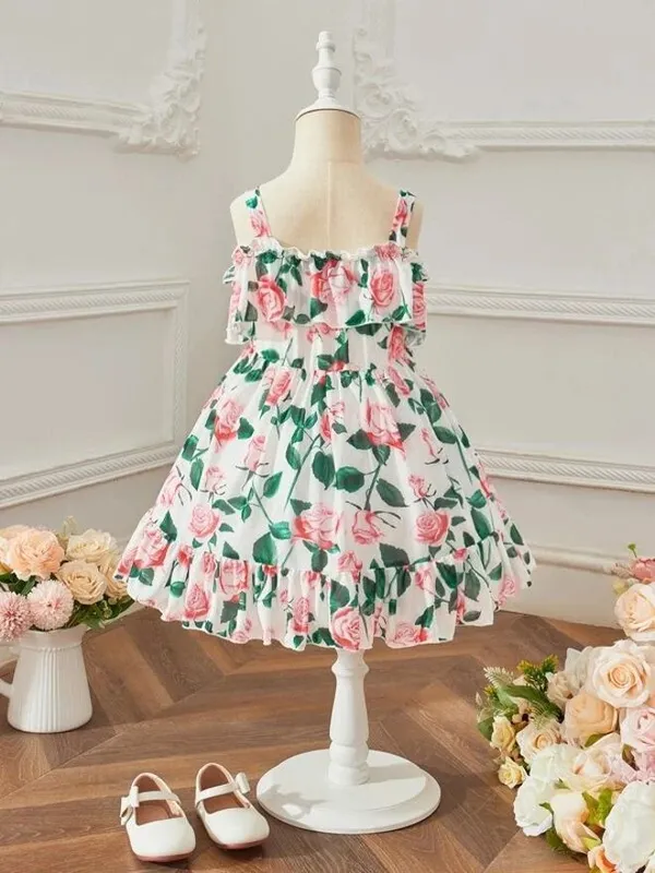 White_Georgette_Kids_Dress_For_Girls