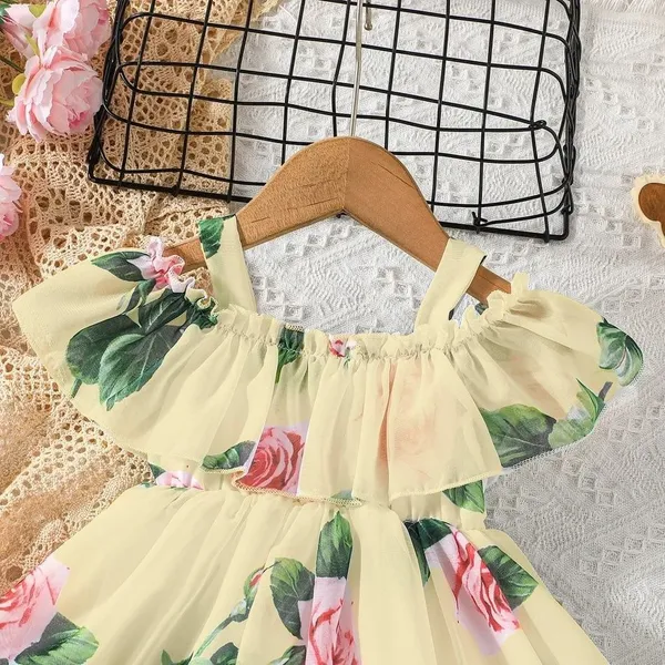 Yellow_Georgette_Kids_Dress_For_Girls