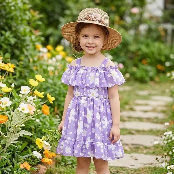 Purple_Georgette_Kids_Dress_For_Girls