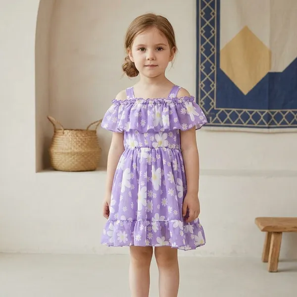 Purple_Georgette_Kids_Dress_For_Girls
