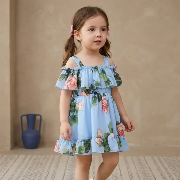 Blue_Georgette_Kids_Dress_For_Girls