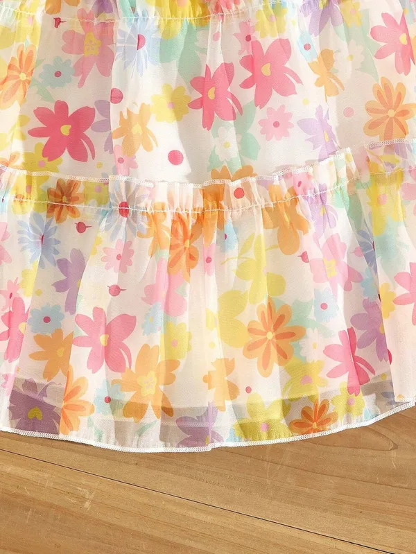 Multi_Georgette_Kids_Dress_For_Girls