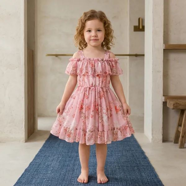 Flagged:_Colour_'Pitch'_Is_Ambiguous_-_Human_Review_Needed_|_Georgette_Kids_Dress_For_Girls