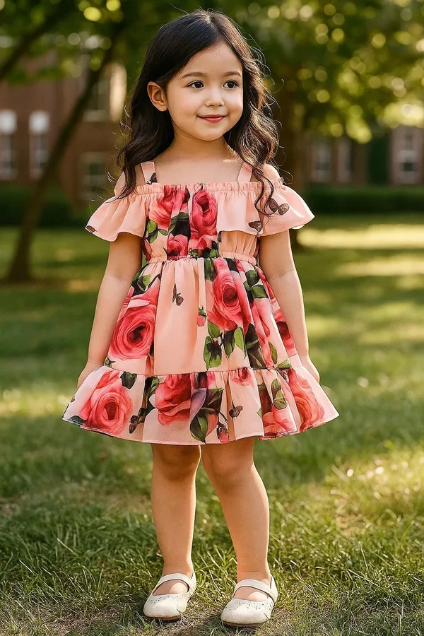 Flagged:_Colour_'Pitch'_Is_Ambiguous_-_Human_Review_Needed_|_Georgette_Kids_Dress_For_Girls