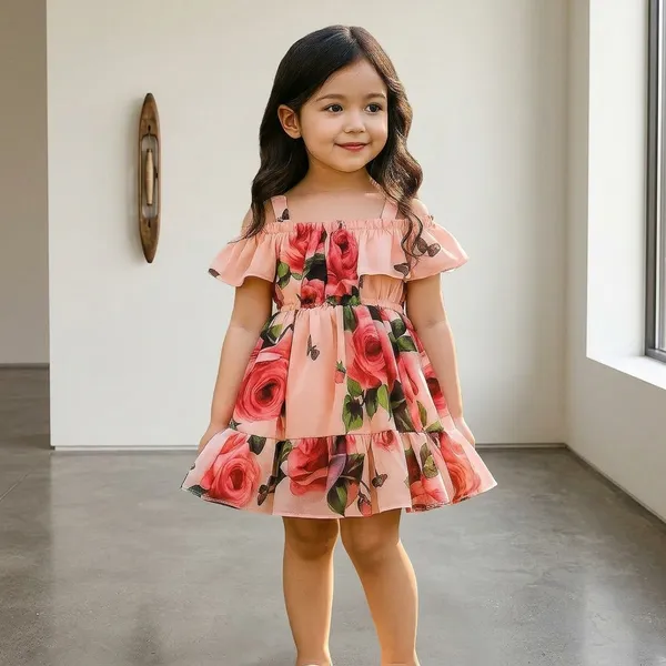 Flagged:_Colour_'Pitch'_Is_Ambiguous_-_Human_Review_Needed_|_Georgette_Kids_Dress_For_Girls