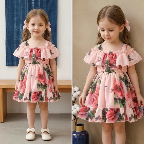 Flagged:_Colour_'Pitch'_Is_Ambiguous_-_Human_Review_Needed_|_Georgette_Kids_Dress_For_Girls
