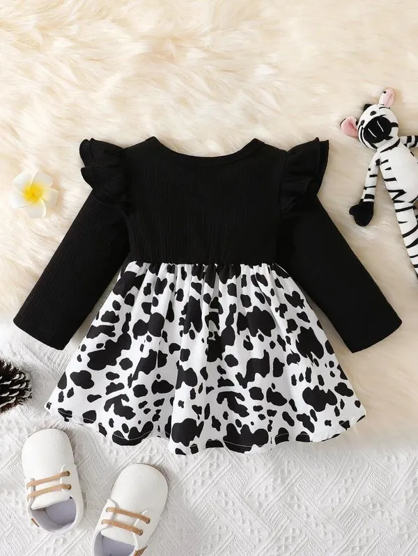 Black_Georgette_Kids_Dress_For_Girls