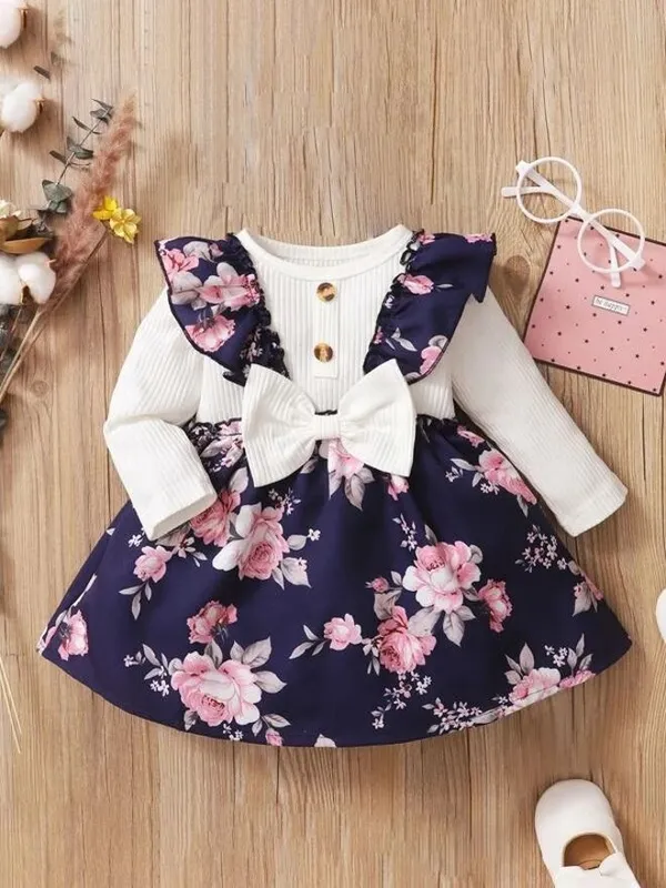 Blue_Georgette_Kids_Dress_For_Girls