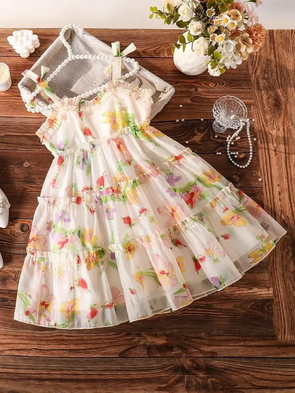 Off_White_Georgette_Kids_Dress_For_Girls