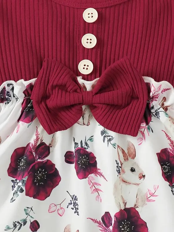 Maroon_Georgette_Kids_Dress_For_Girls
