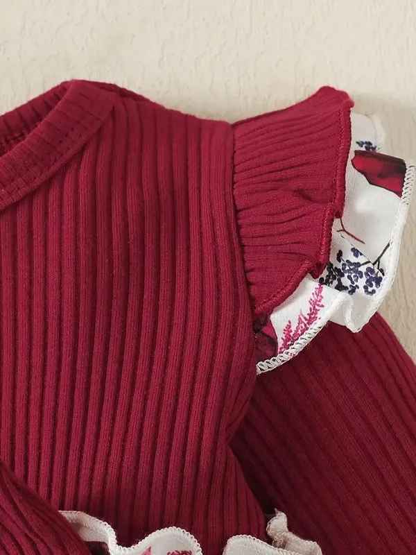 Maroon_Georgette_Kids_Dress_For_Girls