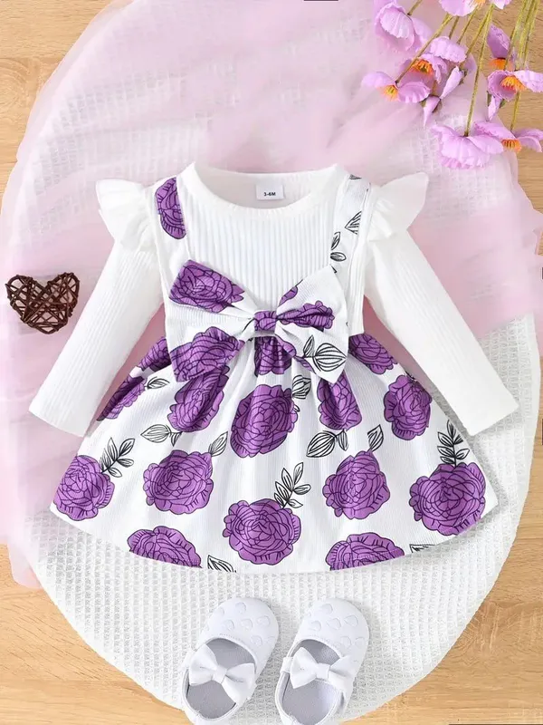 Purple_Georgette_Kids_Dress_For_Girls