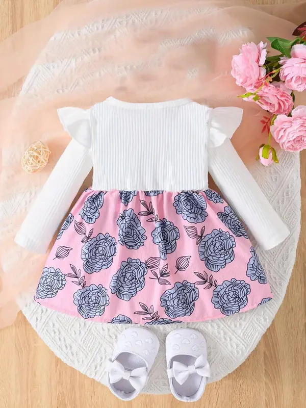 Pink_Georgette_Kids_Dress_For_Girls