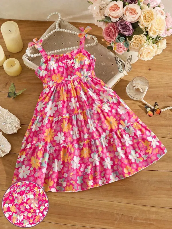 Pink_Georgette_Kids_Dress_For_Girls
