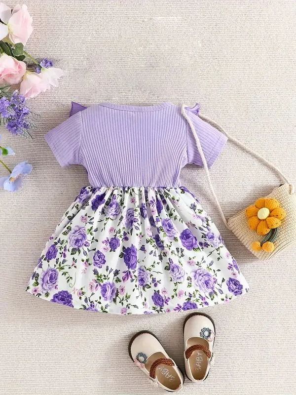 Lavender_Georgette_Kids_Dress_For_Girls