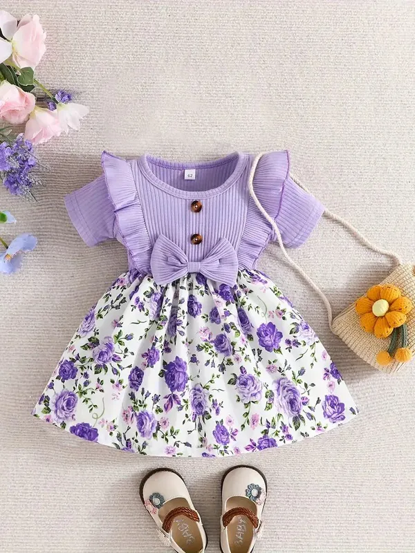 Lavender_Georgette_Kids_Dress_For_Girls