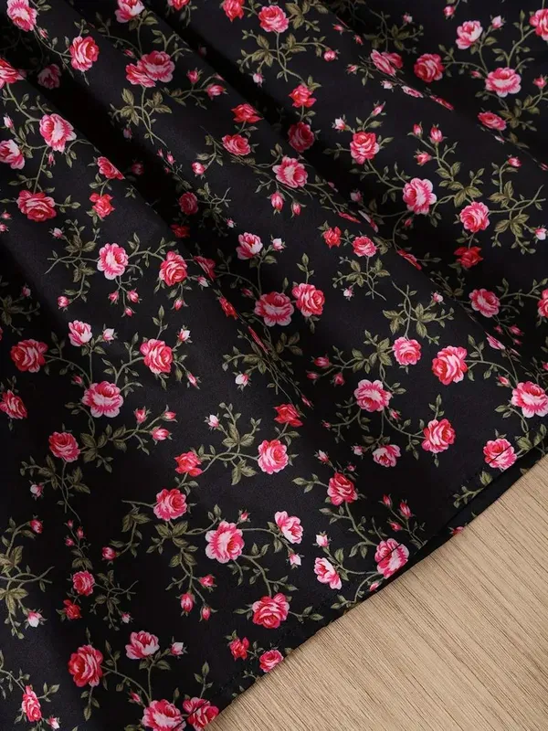 Black_Georgette_Kids_Dress_For_Girls