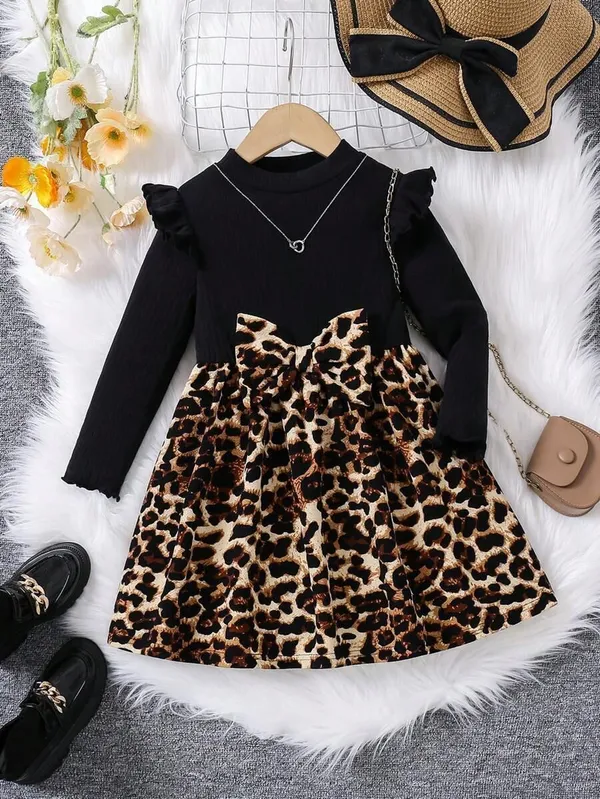 Black_Georgette_Kids_Dress_For_Girls