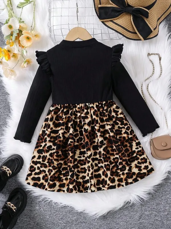 Black_Georgette_Kids_Dress_For_Girls